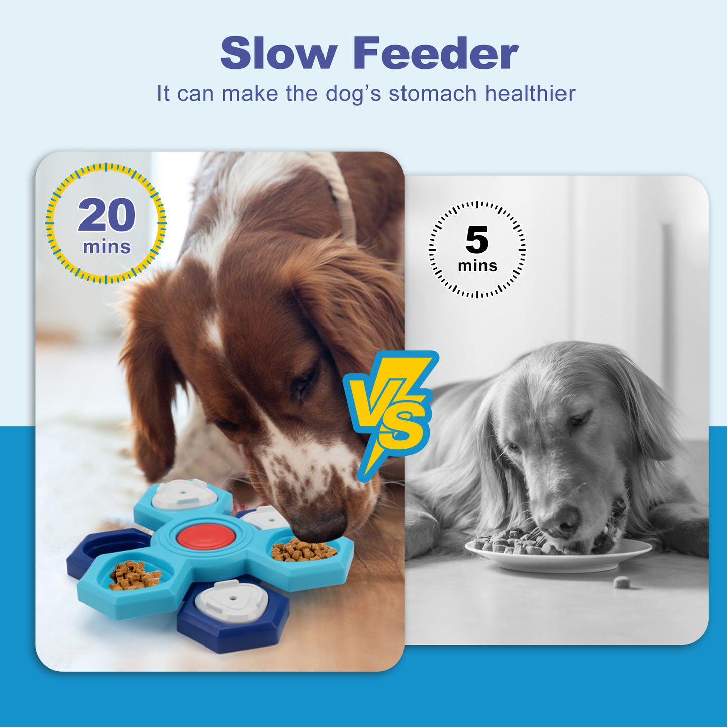 4-Layer Slow Feeder Dog Bowl | Anti-Gulp Puzzle Toy for Mental Stimulation & Healthy Digestion ā Non-Slip Design