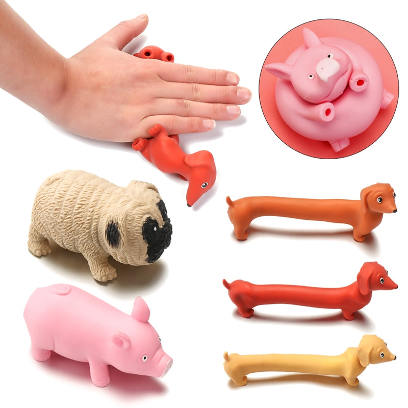 Sassy Stretchy Squeezers – Animal Anti-Stress Fidget Toy (5 Styles)