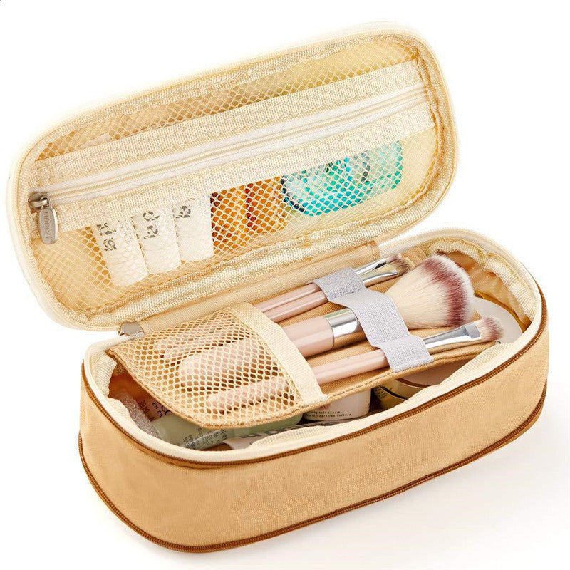✨ All-In-One Luxe Mesh Organizer – Pencil Case or Beauty Pouch!