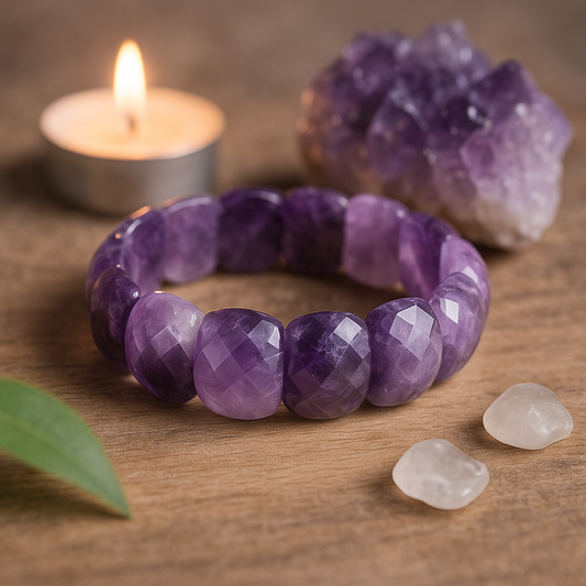 Serenity Spark – Amethyst ‘Chill, Babe’ Bracelet