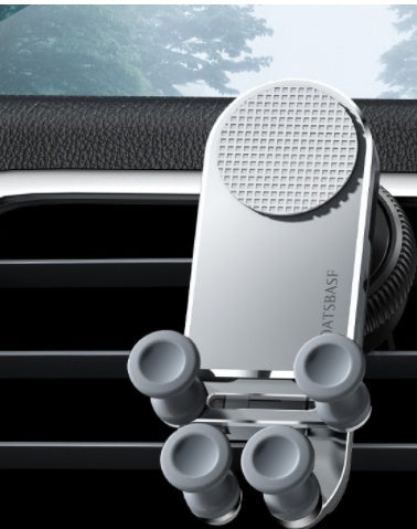 Auto-Adjust Car Phone Mount | Self-Stretching Arms for Foldable & Normal Phones – Aviation Aluminium Gravity Holder
