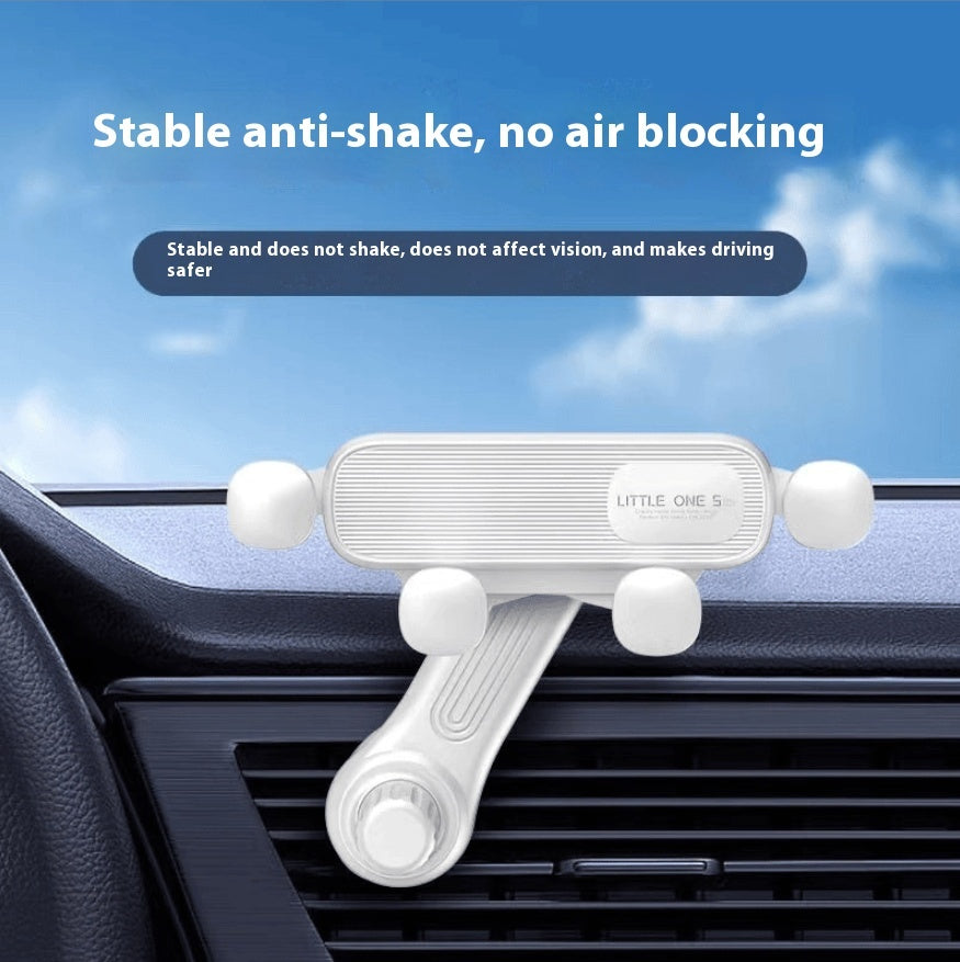 Universal Car Vent Phone Mount | Adjustable Rotating Hook, Non-Blocking Airflow & Charging Space with Cooling Hollow Arm