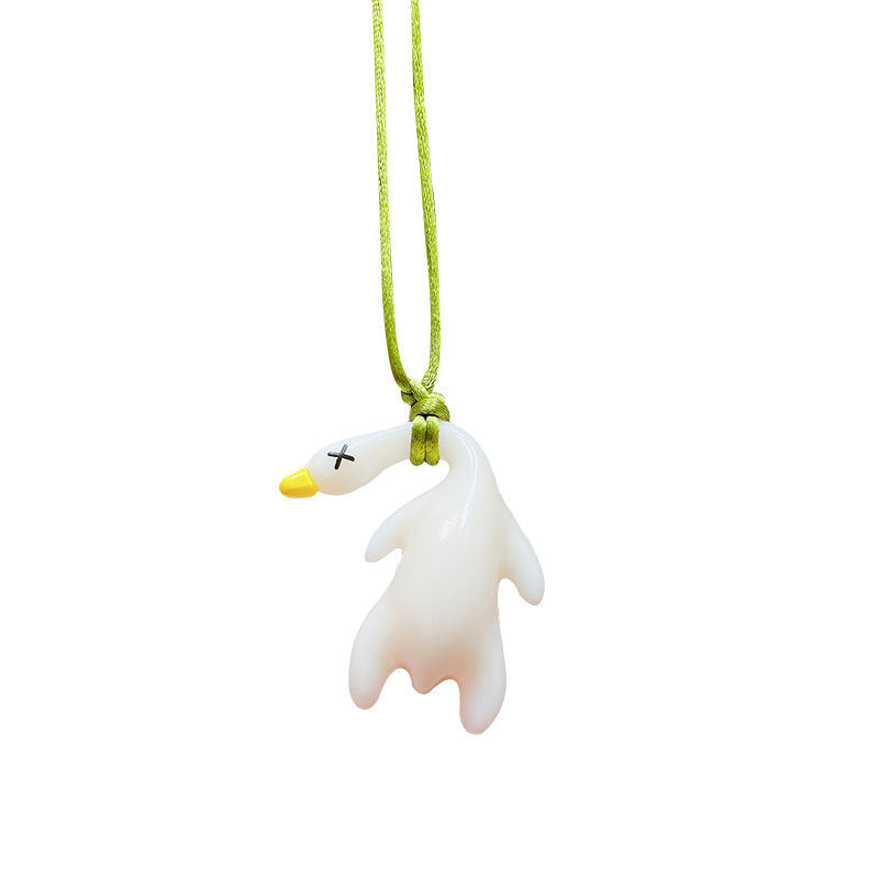 🔥 Slay Roast Duck – UV Glow-Up Car Charm