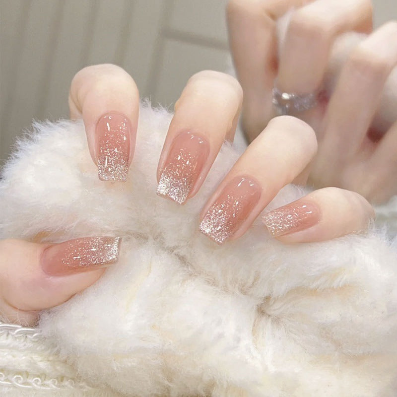 Iced Tea Crystal Cat Eye Gel Polish ✨ Frosted Shimmer & Quick-Dry Formula | Salon-Grade Chip-Resistant Nail Colour