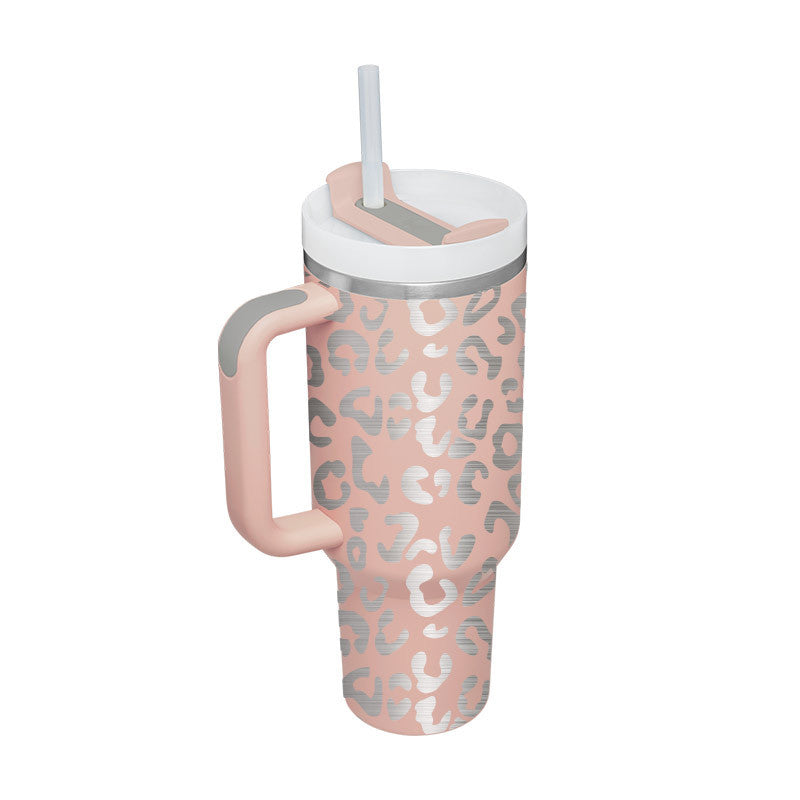 💋 Dream Pop – 40oz Insulated Tumbler with Handle (Heart & Laser Styles)