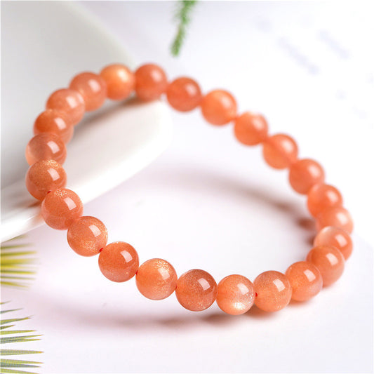 Moonstone Scattered Bead Bracelet 🌙 | Inner Harmony & Intuitive Energy Jewelry for Women