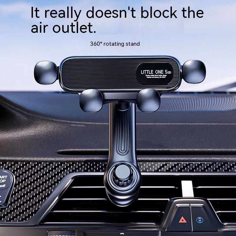 Universal Car Vent Phone Mount | Adjustable Rotating Hook, Non-Blocking Airflow & Charging Space with Cooling Hollow Arm