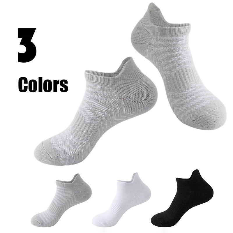 Ultra-Comfort 3-Pack Men's Running Socks - Cushioned Athletic Crew Socks | Breathable Performance for Sports & Gym