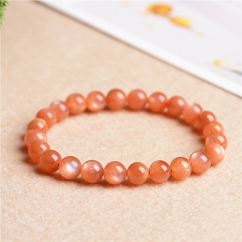 Moonstone Scattered Bead Bracelet 🌙 | Inner Harmony & Intuitive Energy Jewelry for Women