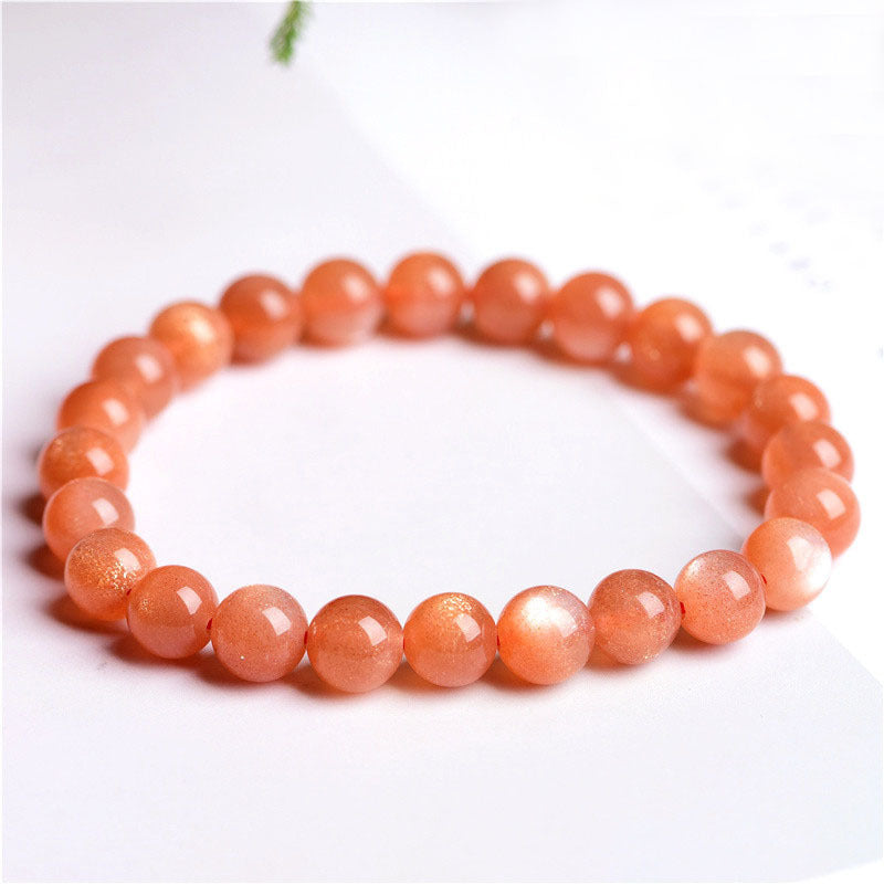 Moonstone Scattered Bead Bracelet 🌙 | Inner Harmony & Intuitive Energy Jewelry for Women