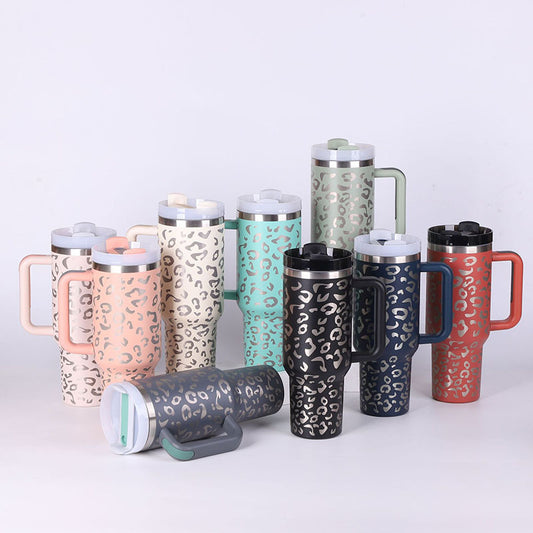 💋 Dream Pop – 40oz Insulated Tumbler with Handle (Heart & Laser Styles)