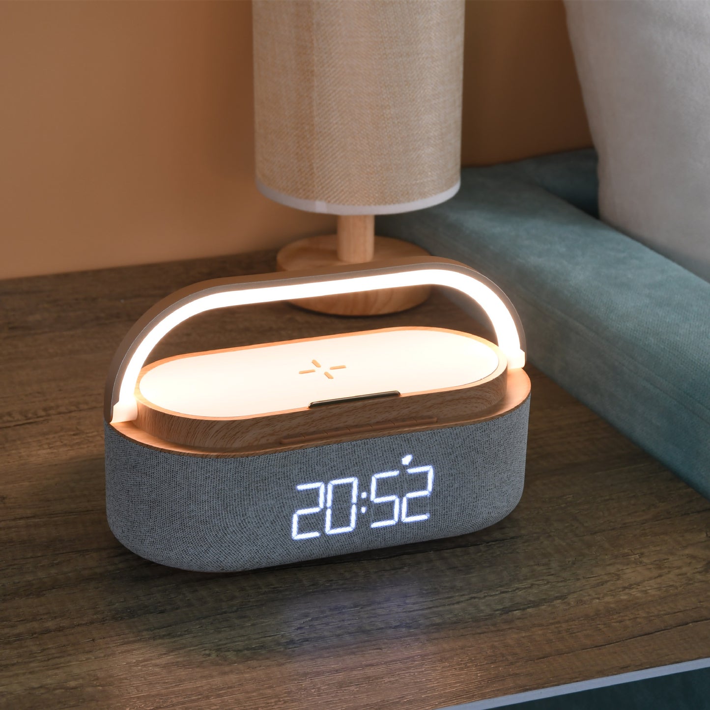 Celestial Harmony 15W Wireless Charger, Glow Light & Speaker