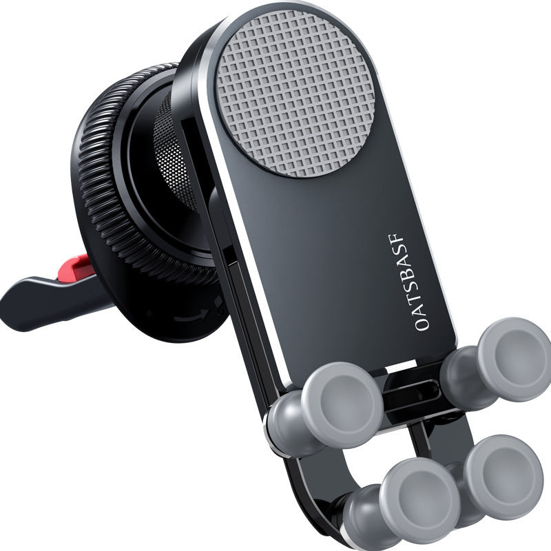 Auto-Adjust Car Phone Mount | Self-Stretching Arms for Foldable & Normal Phones – Aviation Aluminium Gravity Holder